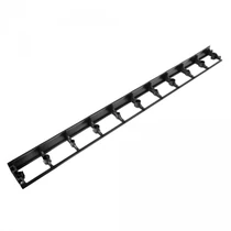 Ágyásszegély OBRB45 alacsony fekete 1025x75x45mm 12dbxcsomag Bradas