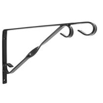Fali virágtartó kar szürke 30 cm