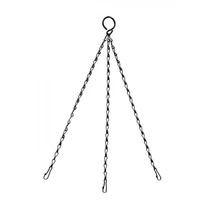 Galvanizált lánc fekete 45 cm