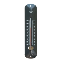 Hőmérő kültéri, fém, antracit, 30x6,5x1cm                                                              