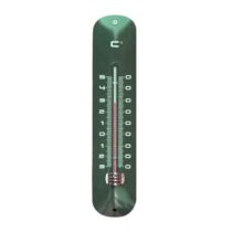 Hőmérő kültéri, fém, zöld, 30x6,5x1cm                                                                    