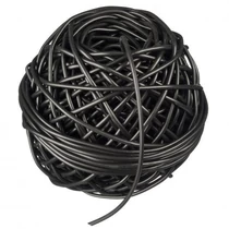 Kötöző, fekete üreges 3mm, 50m