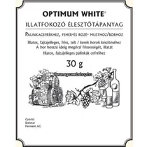 OPTIMUM WHITE 30 G - ILLATFOKOZÓ ÉLESZTŐ TÁPANYAG PÁLINKACEFRÉKHEZ, BORHOZ, FEHÉR ÉS ROZÉ MUSTHOZ