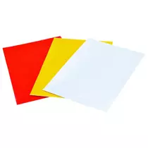 Reflektor fólia 15 x 20 cm fehér sárga piros 3 db