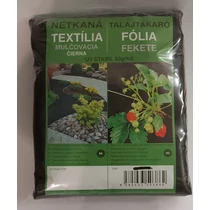 Talajtakaró fekete geotextília 320cmx10m 50g m2 UV stab