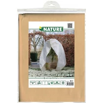Téli takaró fólia zipzárral, beige,átm.150cmx2m 70g/m2