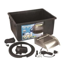 Vízeséselem Nevada LED 30 cm szett + pumpa Xtra 2300 + Quadro I + kiegészítők
