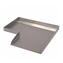Wolga vízeséselem 90°-os jobb sarokelem acél M4*48*48 cm