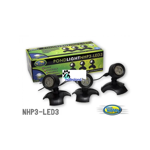 Aqua Nova NHP3-LED3 kerti tó világítás szett