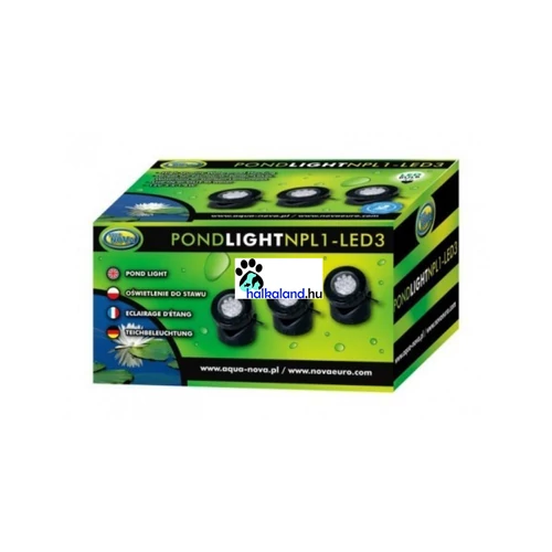Aqua Nova NPL1-LED3 kerti tó világítás szett