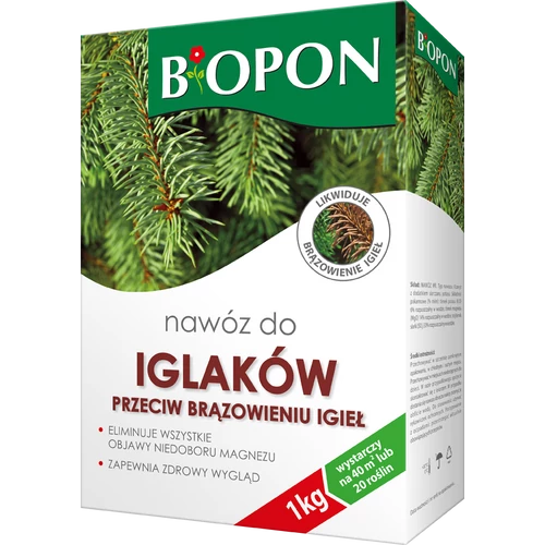 Biopon 3 kg tűlevelű barnulás elleni növénytáp
