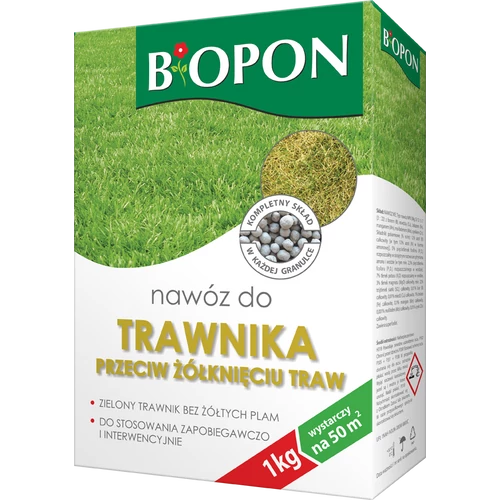 Biopon gyep sárgulás elleni növénytáp 1 kg