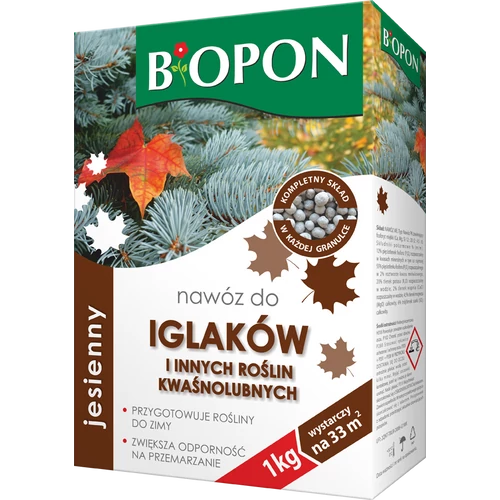 Biopon őszi tűlevelűek növénytáp 1kg