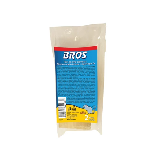 Bros Egérfogó fa 2 db-os 30 dbxkarton