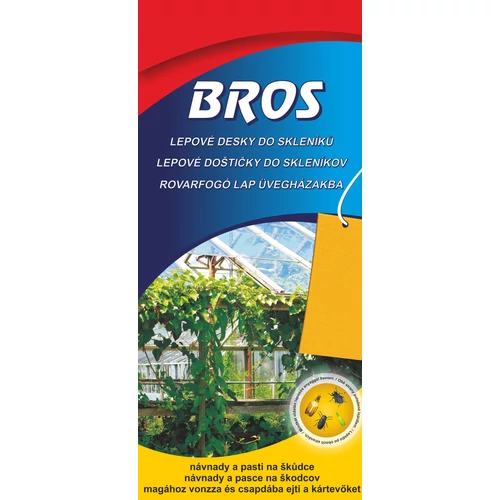 Bros Rovarfogó lap kertbe üvegházakba 10 db 20 dbxkarton