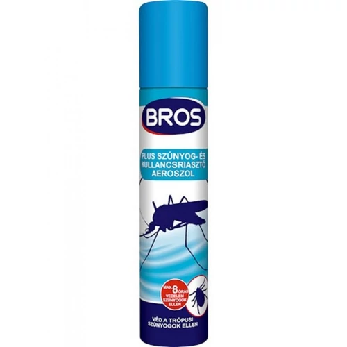 Bros Szúnyog- és kullancsriasztó aeroszol, 90 ml