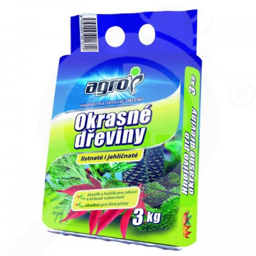 Díszcserje örökzöld műtrágya 3 kg AGROCS