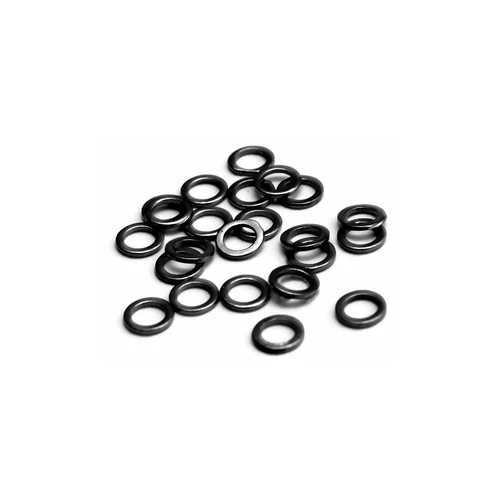 Előkegyűrű 3 mm matt fekete 25 db