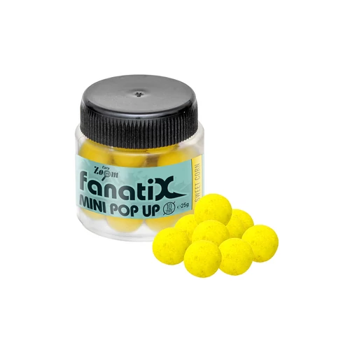 Fanati-X Mini Pop Up horogcsali 10 mm édes kukorica 25 g