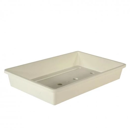 Fehér csíráztató tálca 6x37,5x24cm tető nélkül