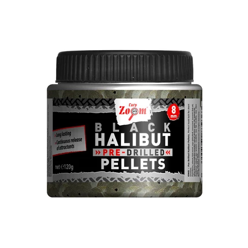 Fekete fúrt halibut horogpellet 20 mm halibut 120 g