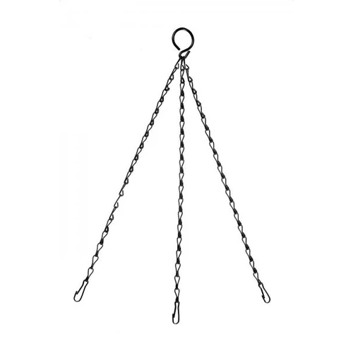 Galvanizált lánc fekete 45 cm