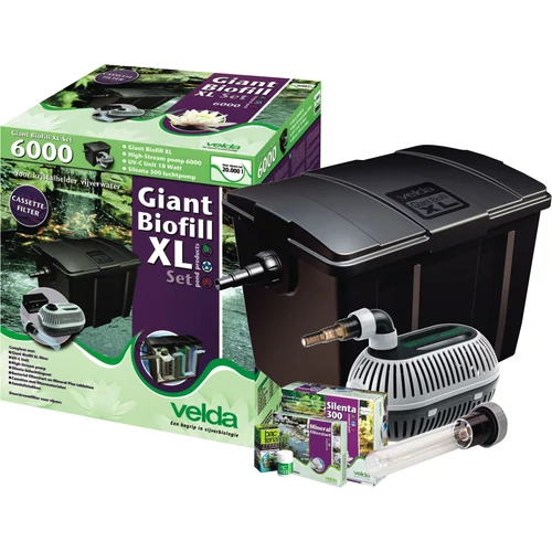 Giant Biofill XL szett 20000, 20 m3 vízhez (18 W UV-C, 6000 lH High-Stream)