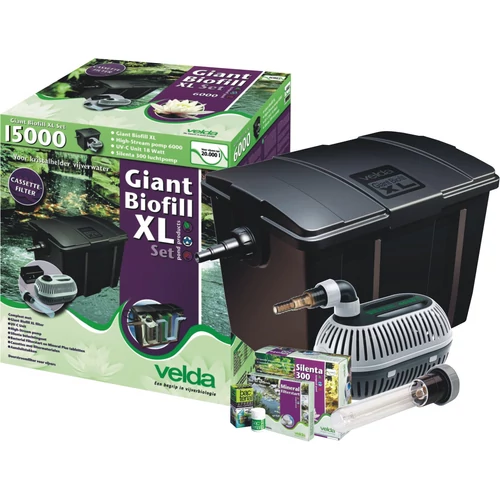 Giant Biofill XL szett 60000, 60 m3 vízhez (2 x 36 W UV-C, 15000 lH High-Stream)