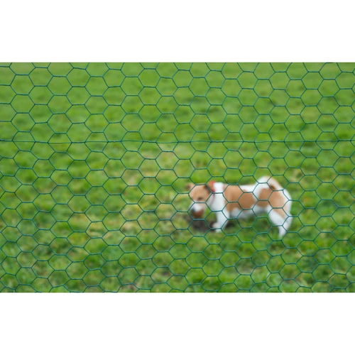 Hexaplast drótkerítés, zöld  25 mm 1mx5m