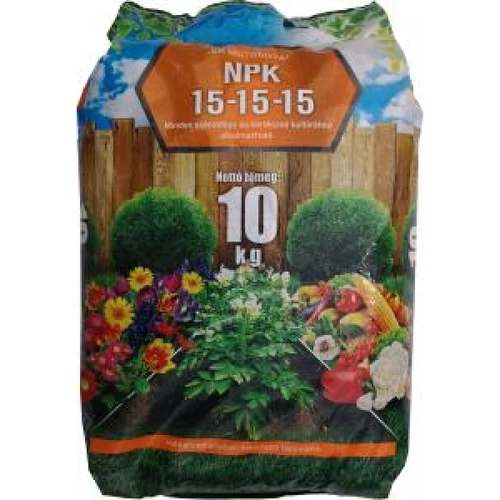 NPK 15-15-15 műtrágya 10 kg