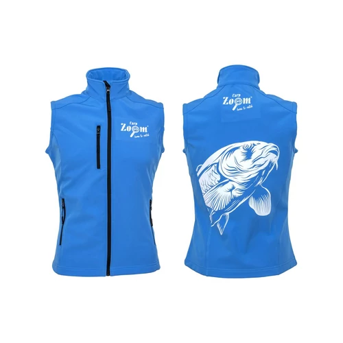 Női softshell mellény 2XL világoskék