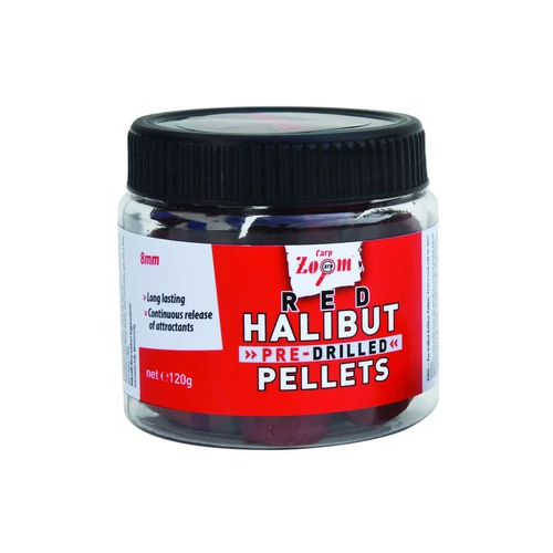 Piros fúrt halibut horogpellet 15 mm halibut 120 g