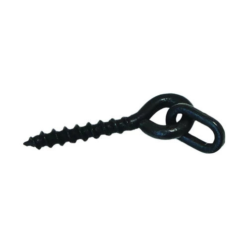 Pop up csavar ovális karikával 12 mm fekete 10 db