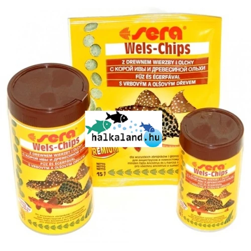 SERA WELS-CHIPS TABLETTÁS DÍSZHALELESÉG 15g