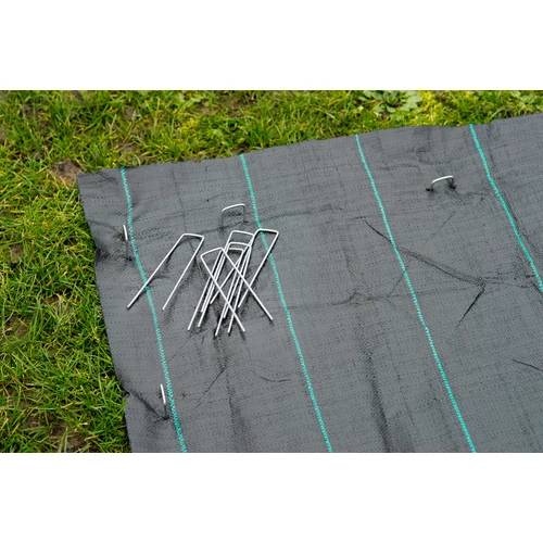 Talajtakaró rögzítő kampó 20x12cm átmérő 4mm 10db-os szett