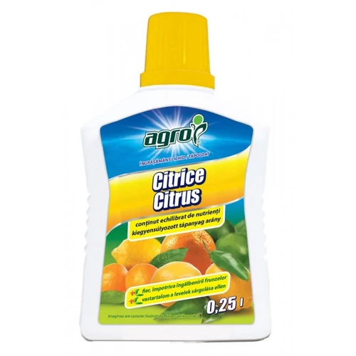 Tápoldat Citrusfélékhez 0,25 L AGROCS