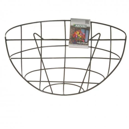 Virágtartó kosár függő félkör 35 cm